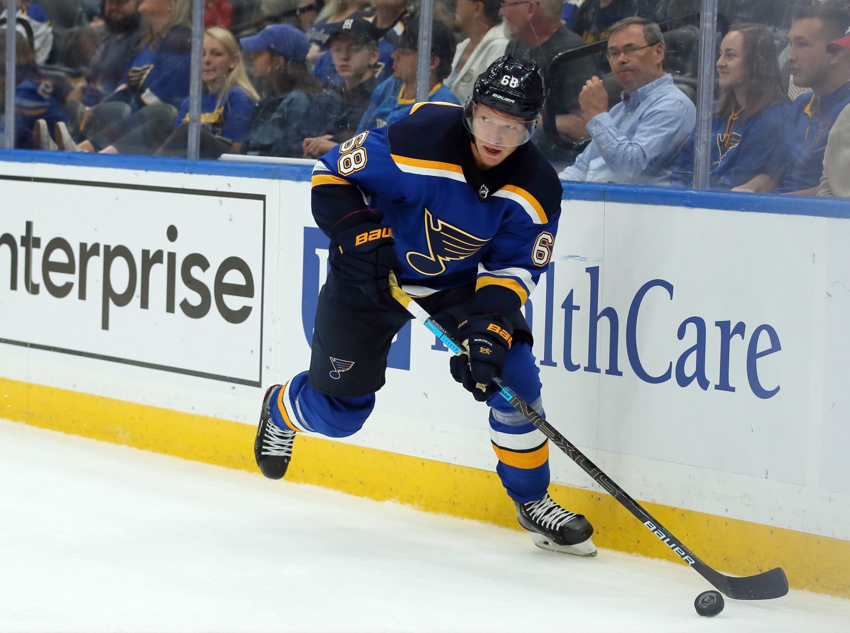 Columbus Blue Jackets vs the St. Louis Blues, pre-season